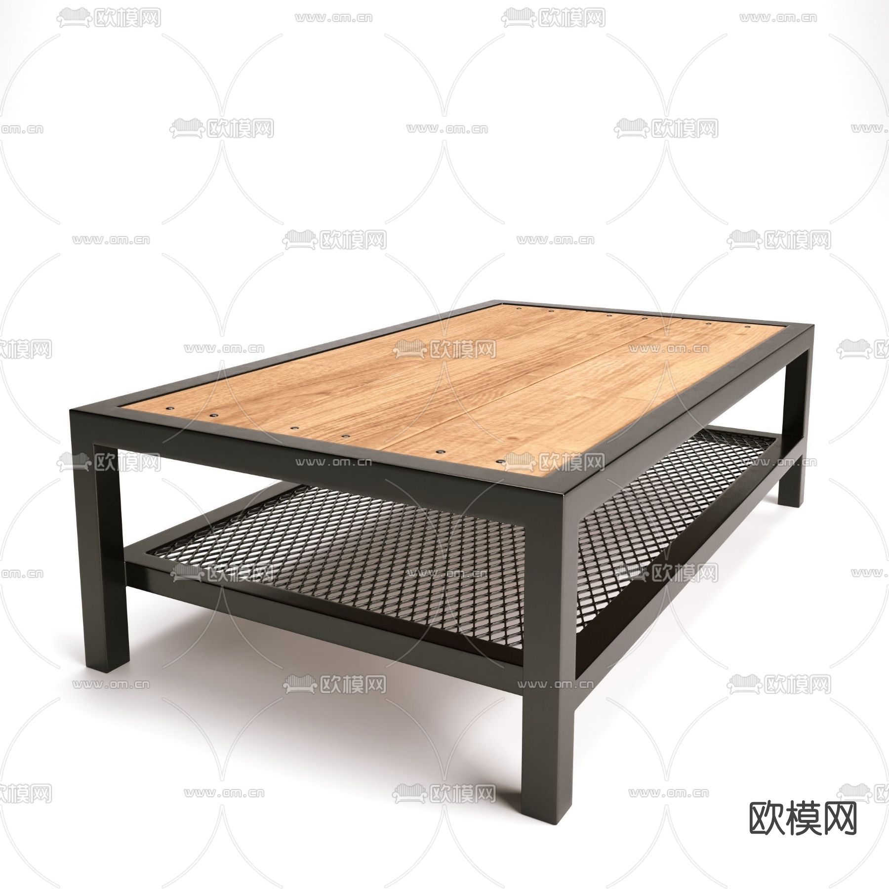工业风茶几免费3d模型