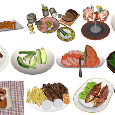  现代食物su模型 