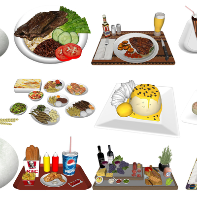  现代食物su模型 