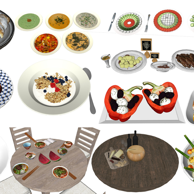  现代食物su模型 