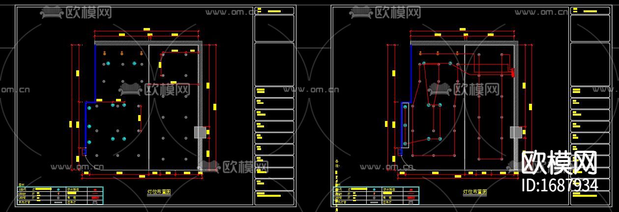面包店cad施工图下载（渲染图1）