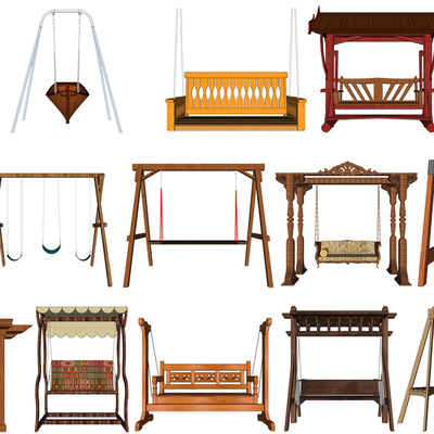  现代秋千su模型 