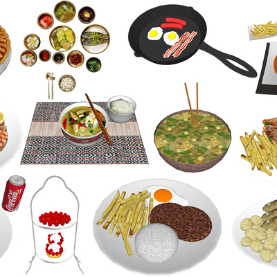  现代食物su模型 