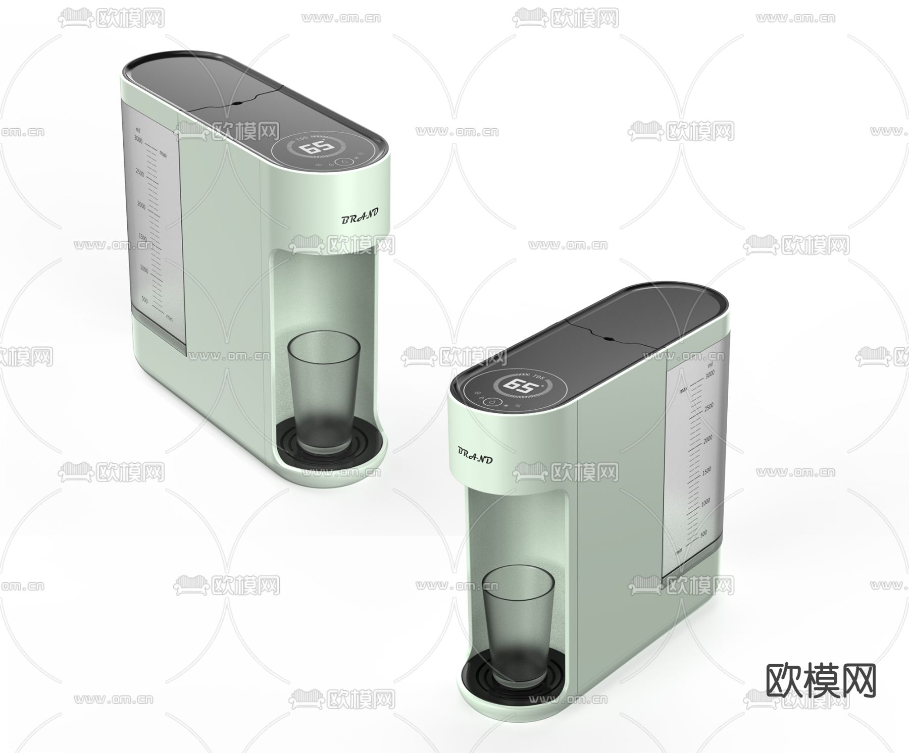 现代饮水机3d模型