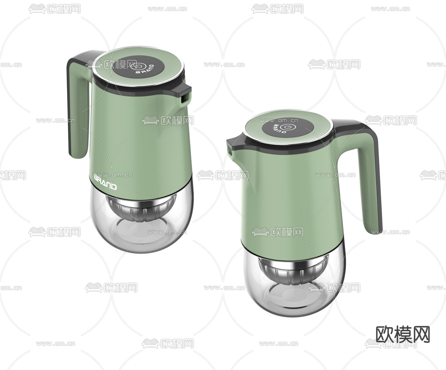 现代电水壶3d模型下载