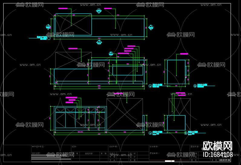 烤肉店cad施工图下载（渲染图9）