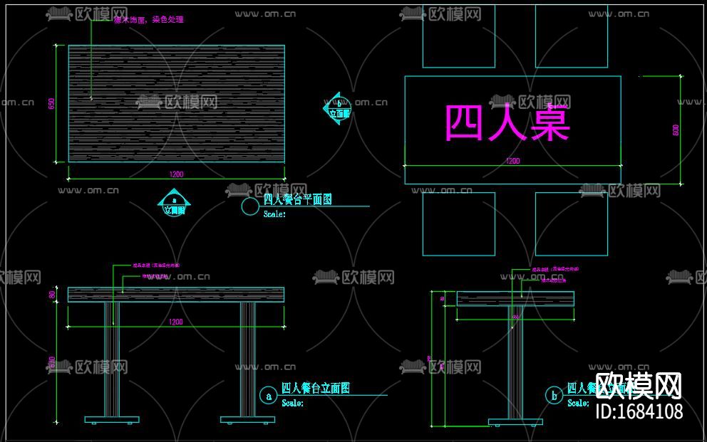 烤肉店cad施工图下载（渲染图10）