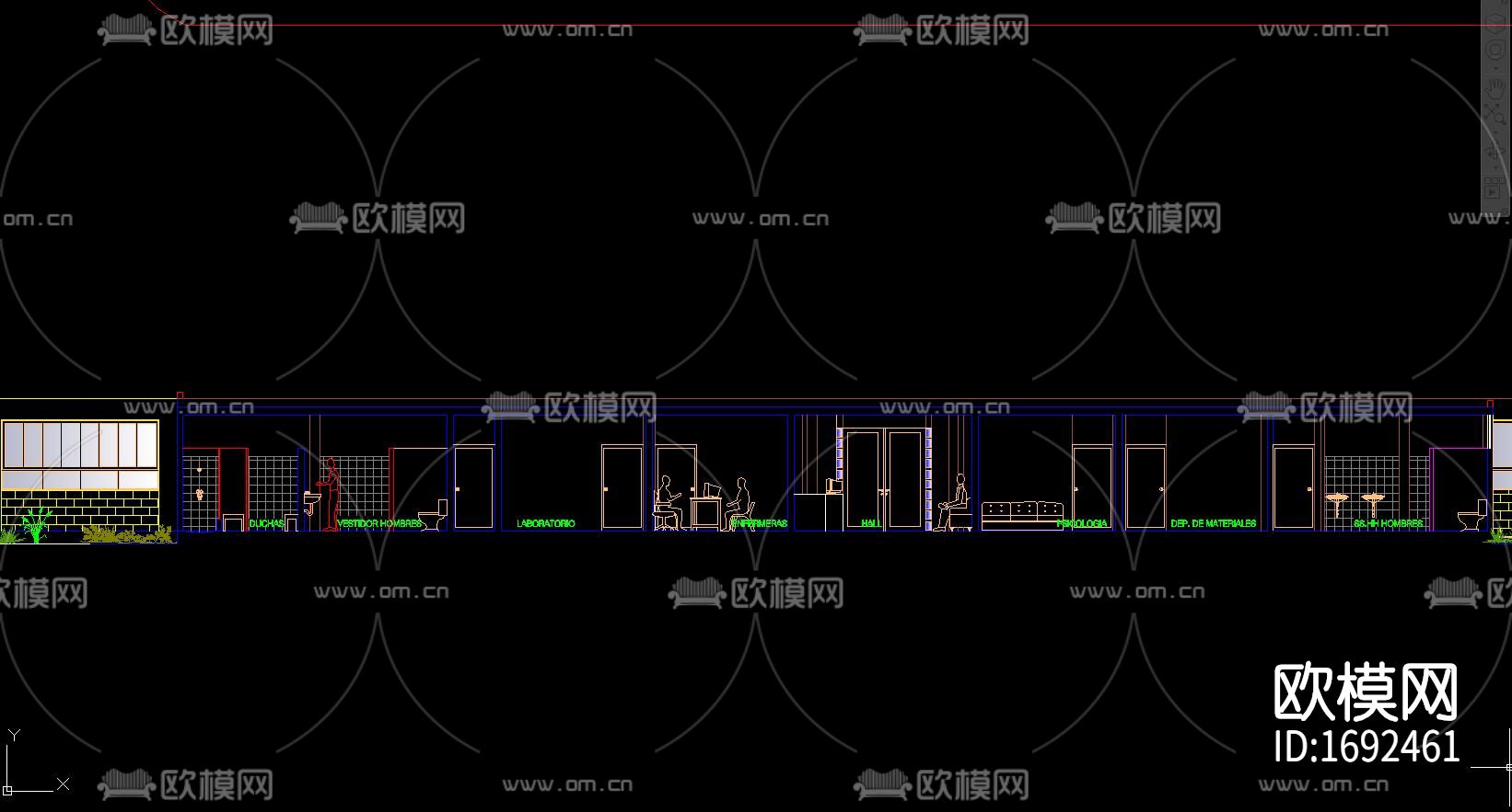 欧美景观绿化CAD图纸下载（渲染图4）