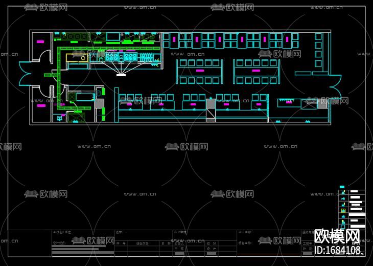 烤肉店cad施工图下载（渲染图2）