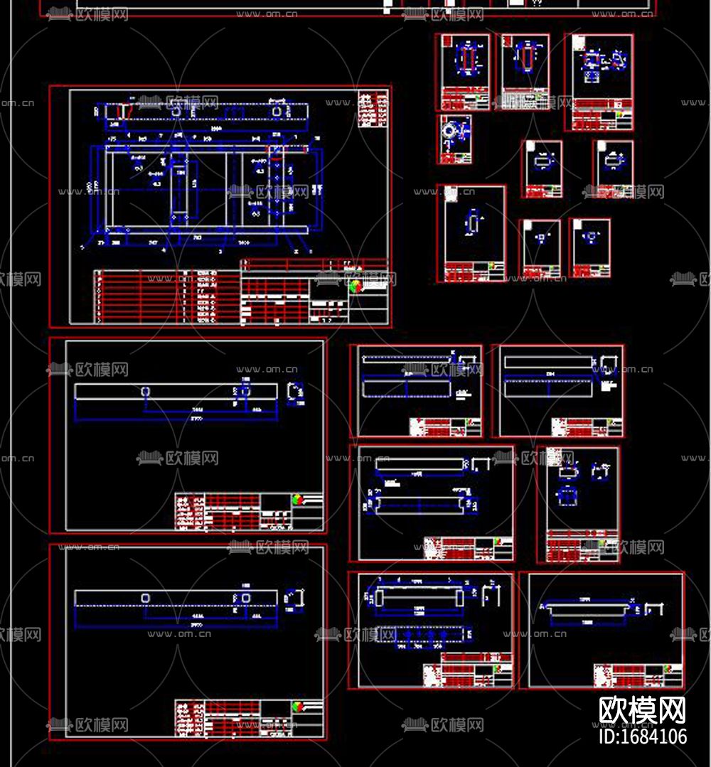 柴油发电机cad装配图下载（渲染图2）