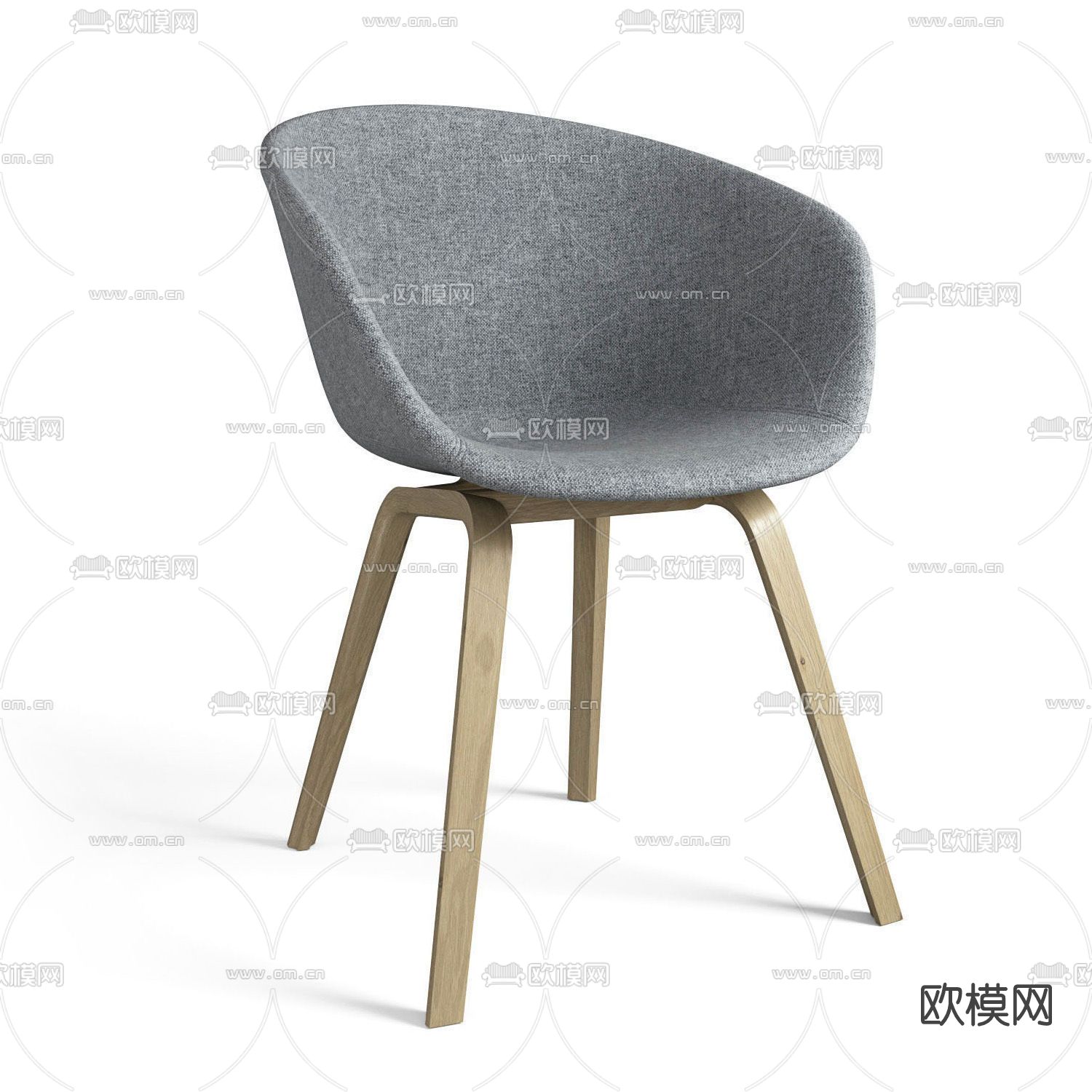 现代单椅免费3d模型下载