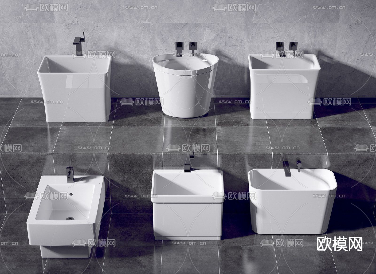 现代拖把池su模型下载