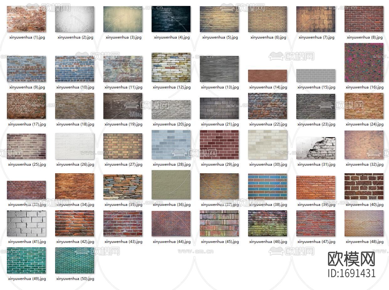 砖墙贴图下载（渲染图1）