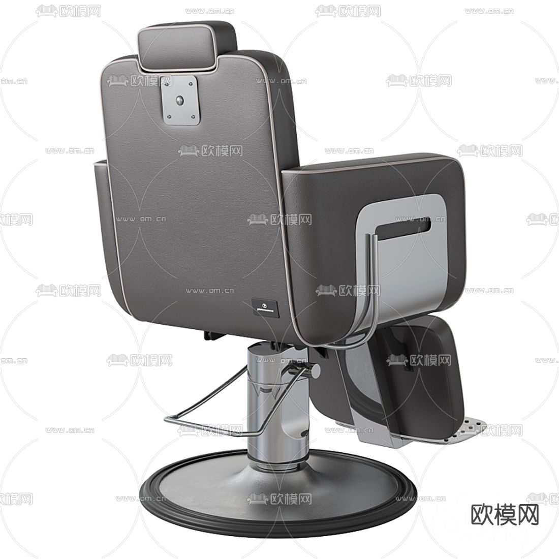 现代皮革理发椅3d模型