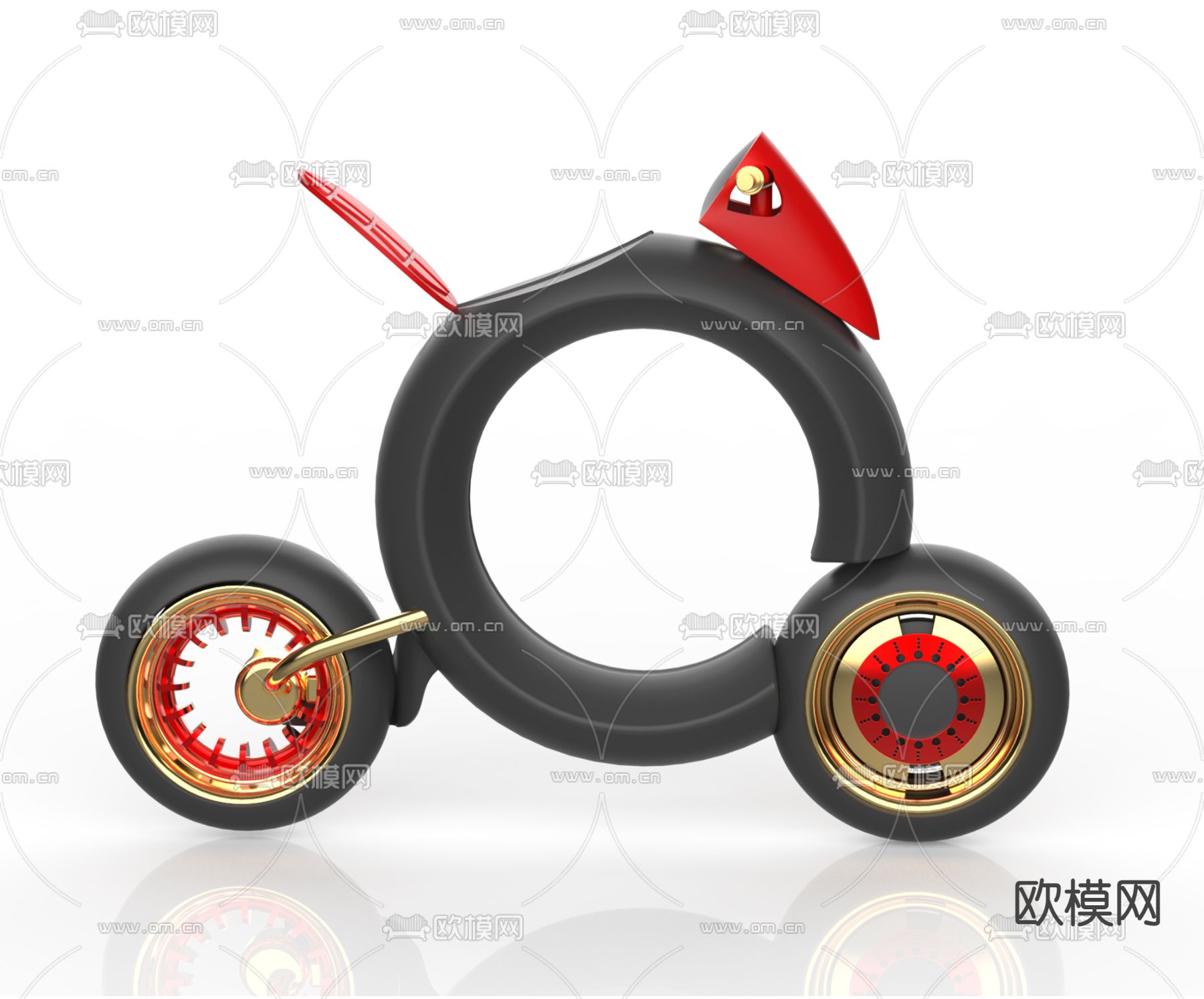 现代概念电动车3d模型