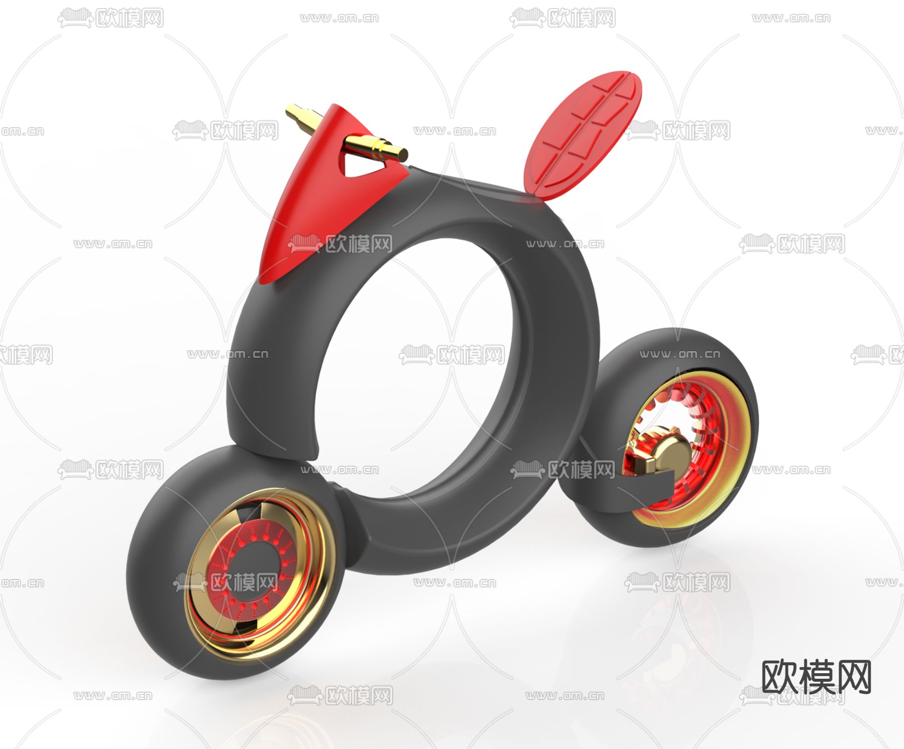 现代概念电动车3d模型