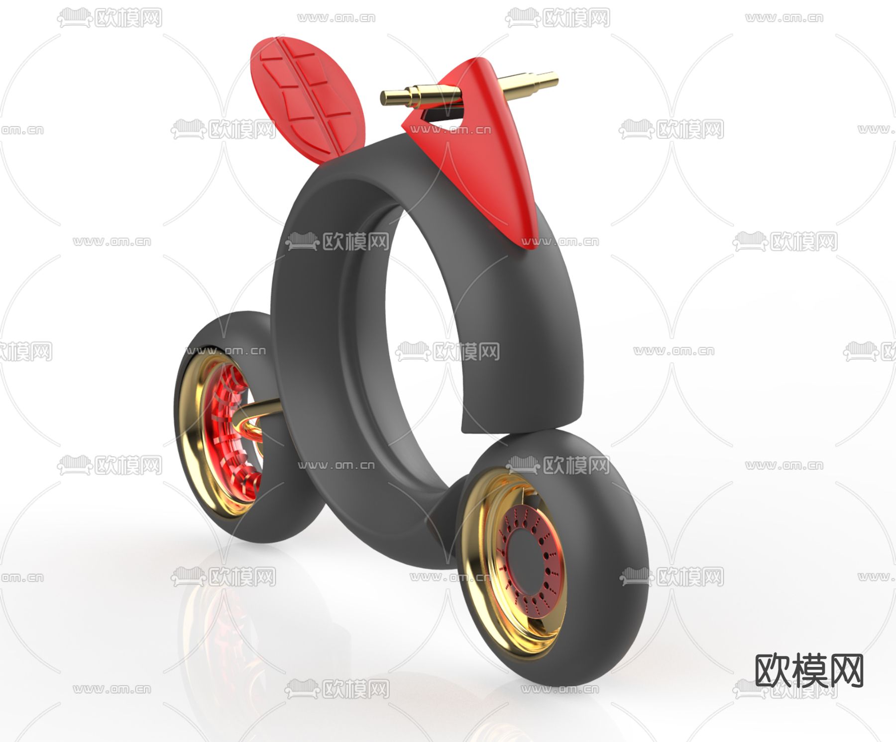 现代概念电动车3d模型
