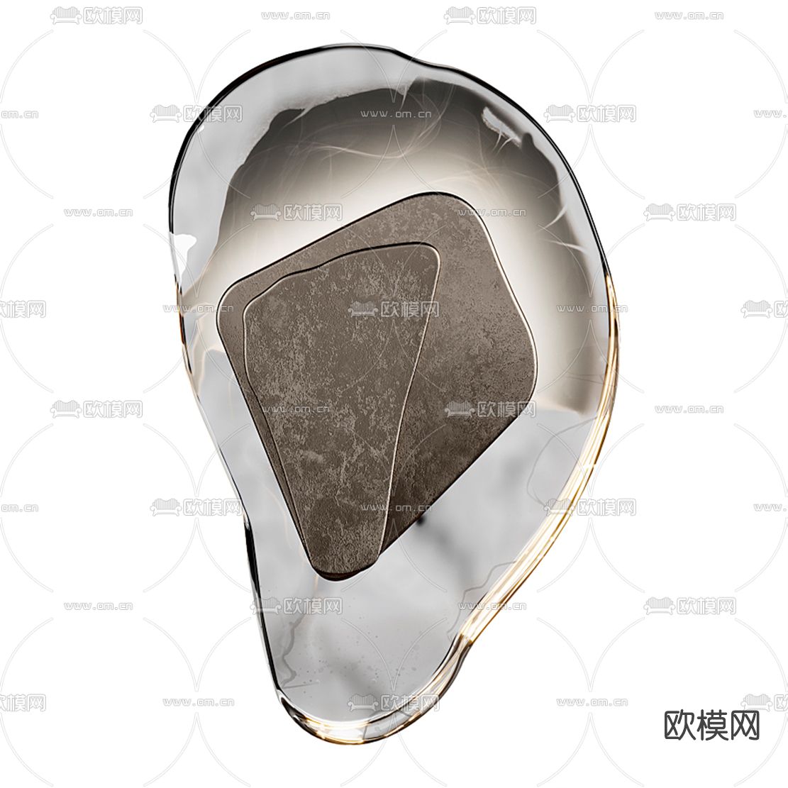 现代时尚壁灯3d模型