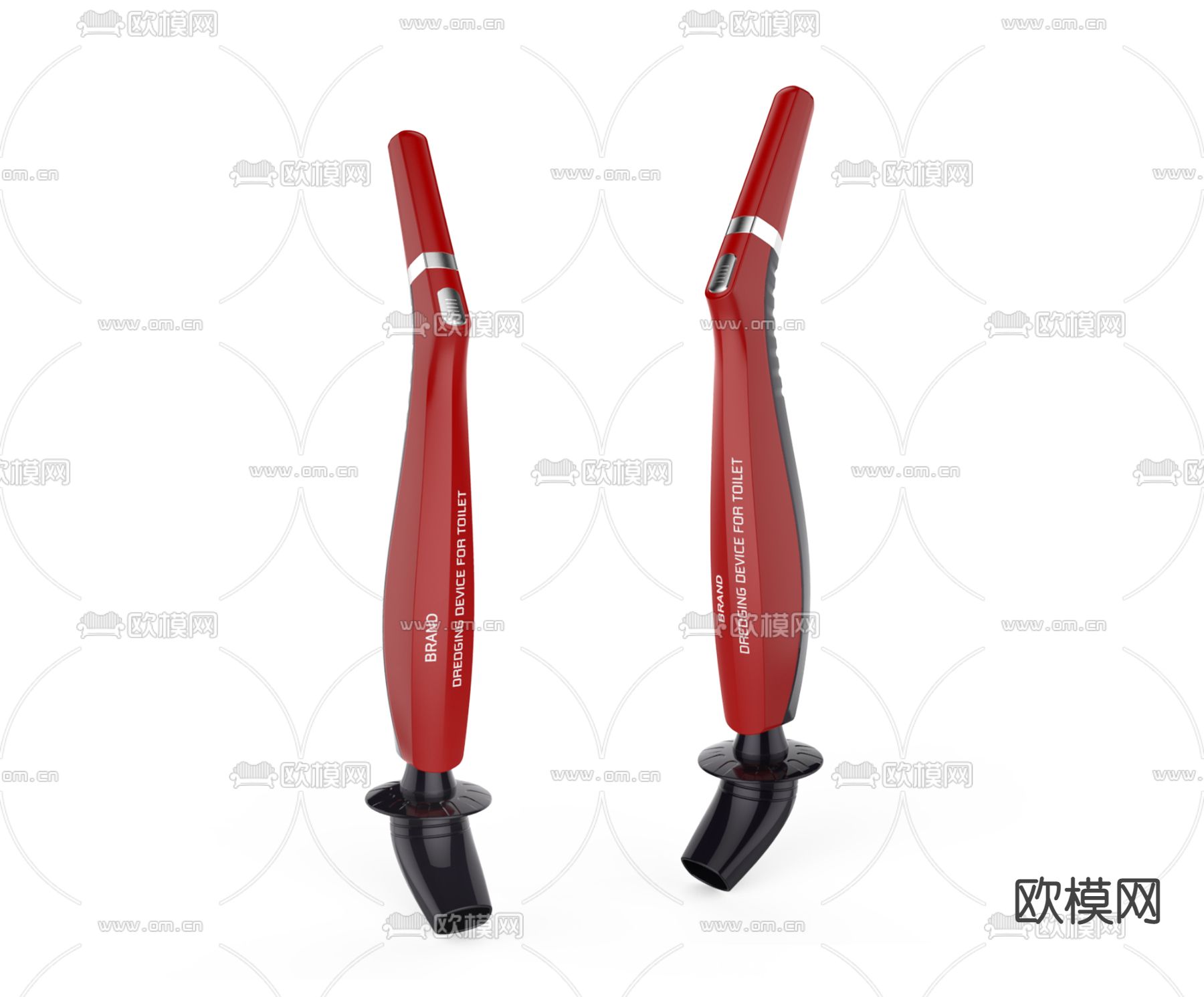现代马桶疏通器3d模型下载（渲染图1）