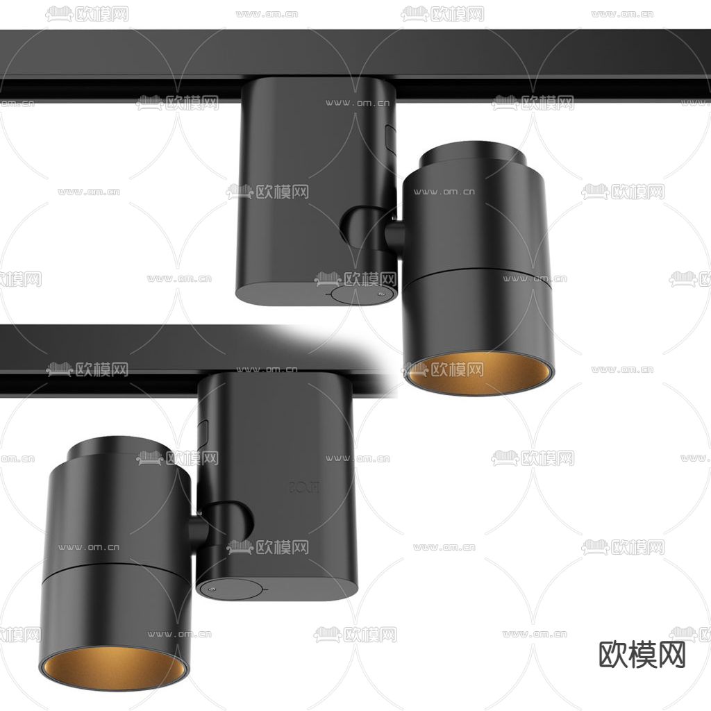 现代筒灯射灯3d模型