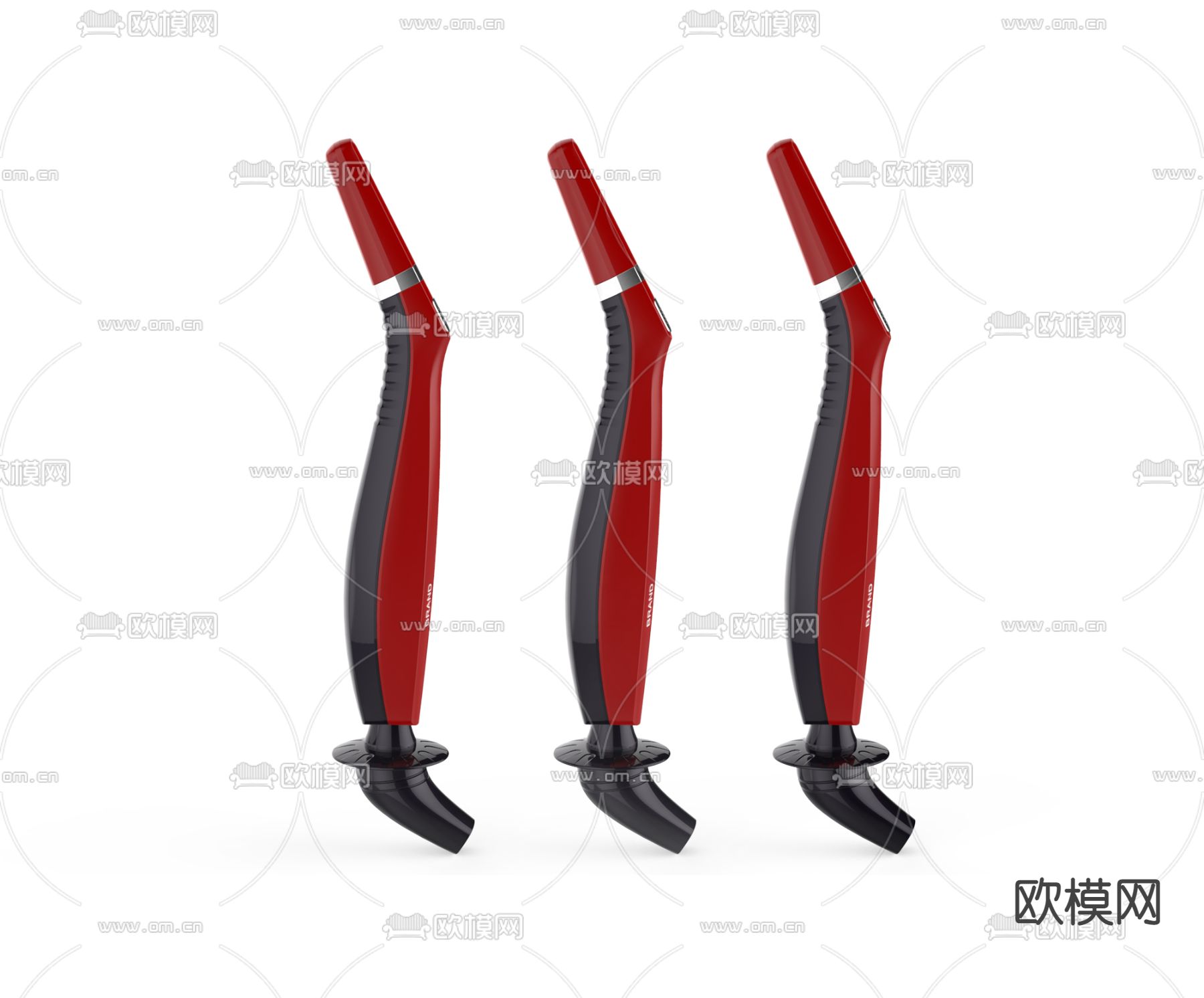 现代马桶疏通器3d模型下载（渲染图2）