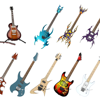  现代乐器吉他su模型 