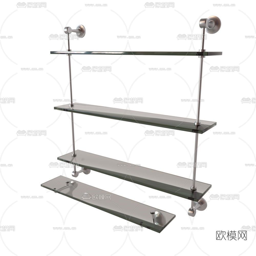 现代浴室架免费3d模型下载