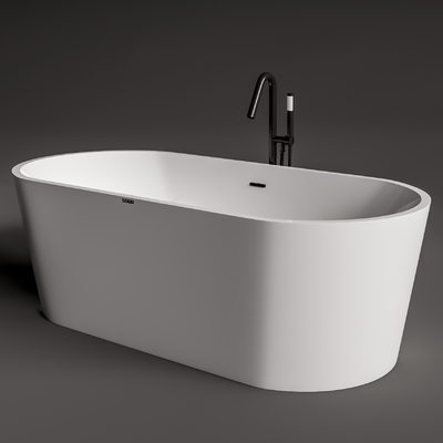  现代浴缸su模型 