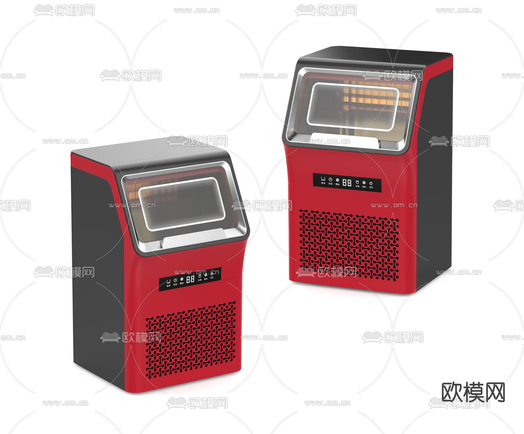 现代制冰机3d模型下载