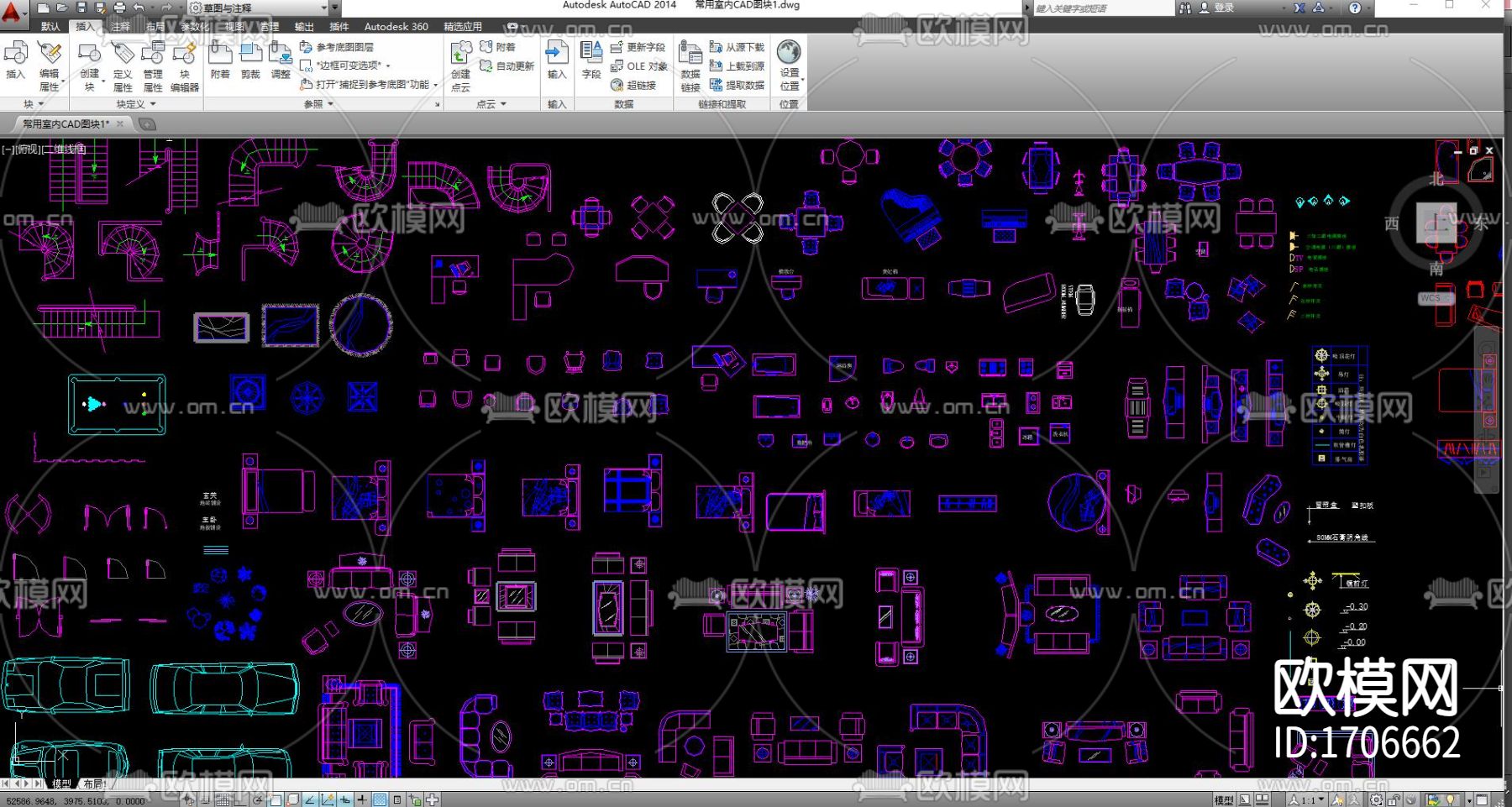 常用室内cad图库下载（渲染图2）