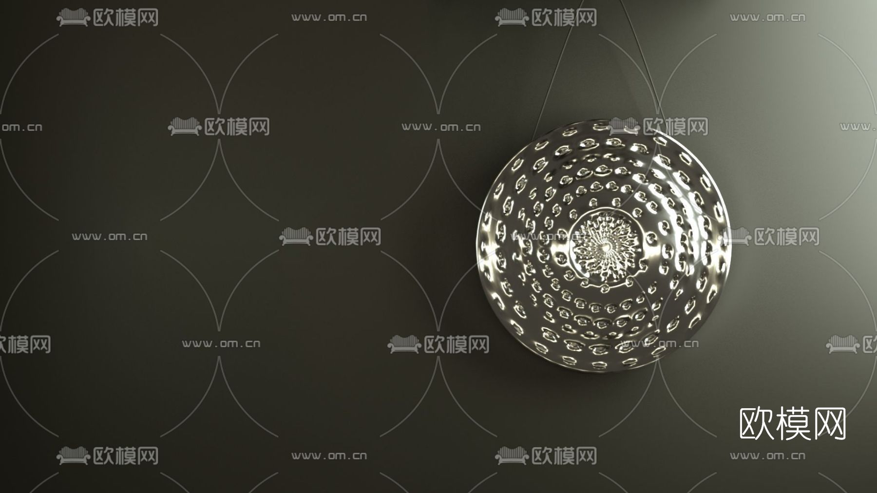 现代创意挂件免费3d模型下载