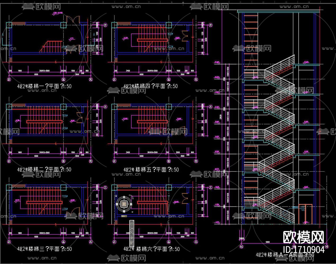 自动扶梯节点大样下载（渲染图5）