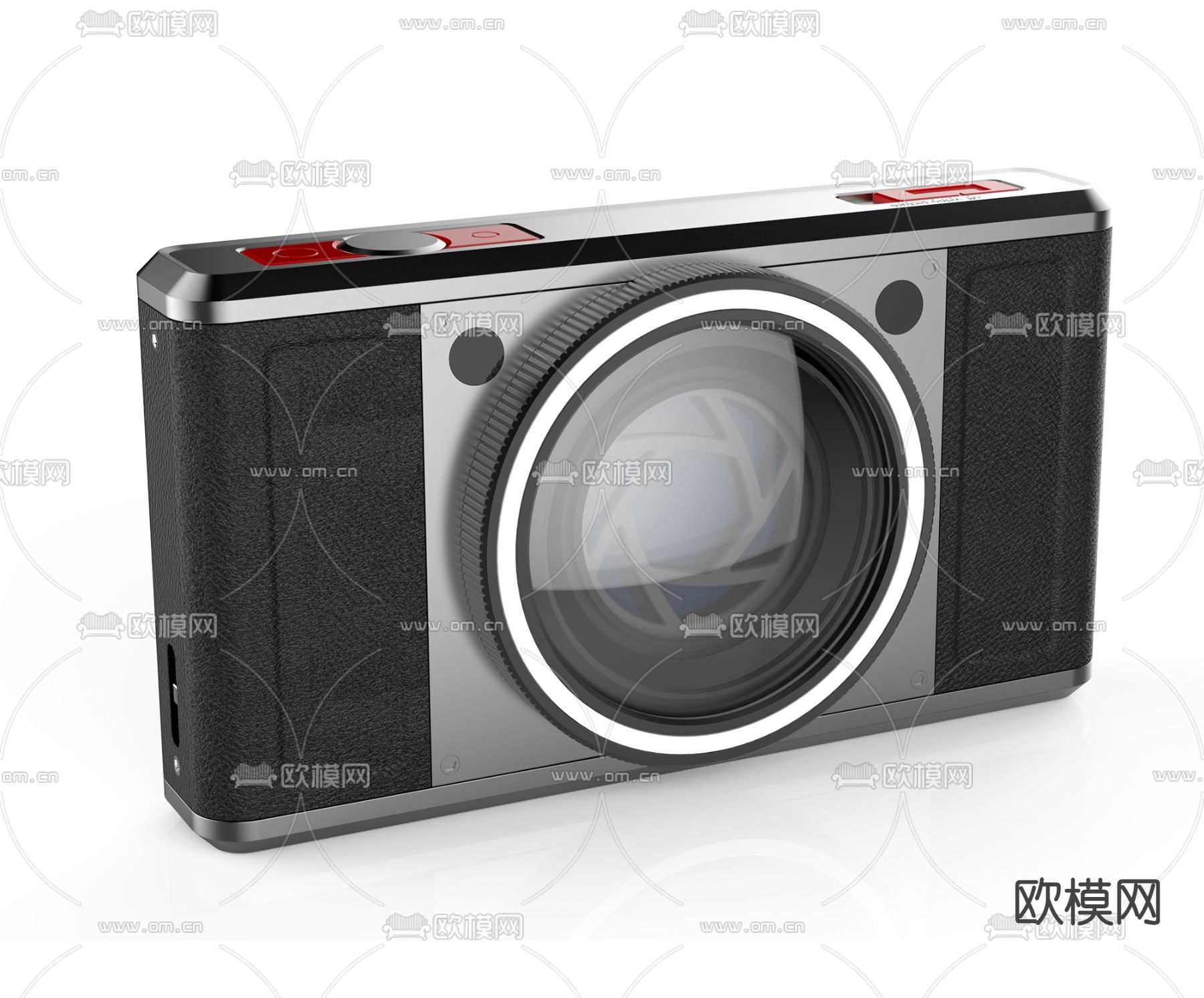 现代卡片式照相机3d模型