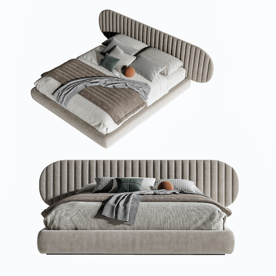 双人床3d模型