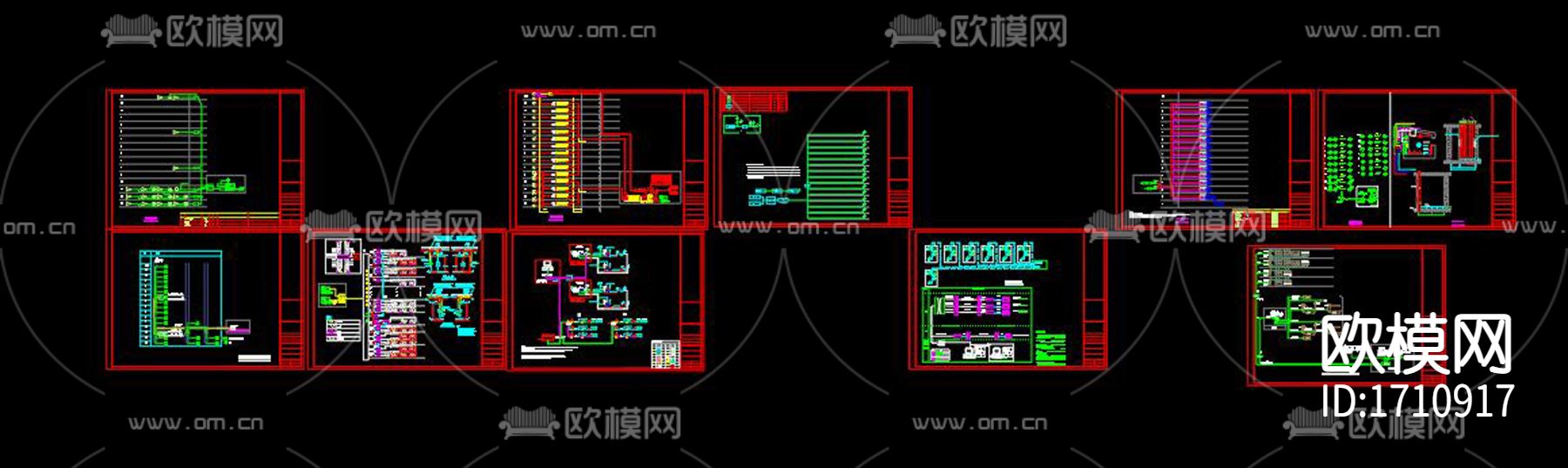 办公室弱电系统图下载（渲染图8）