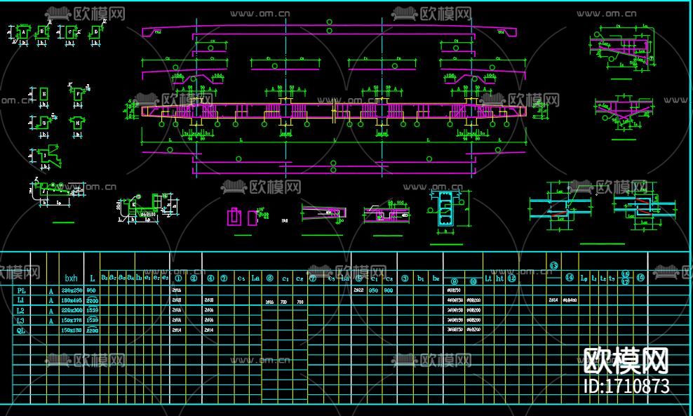 古建筑节点大样CAD施工图下载（渲染图6）