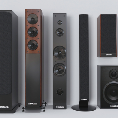  现代音响su模型 