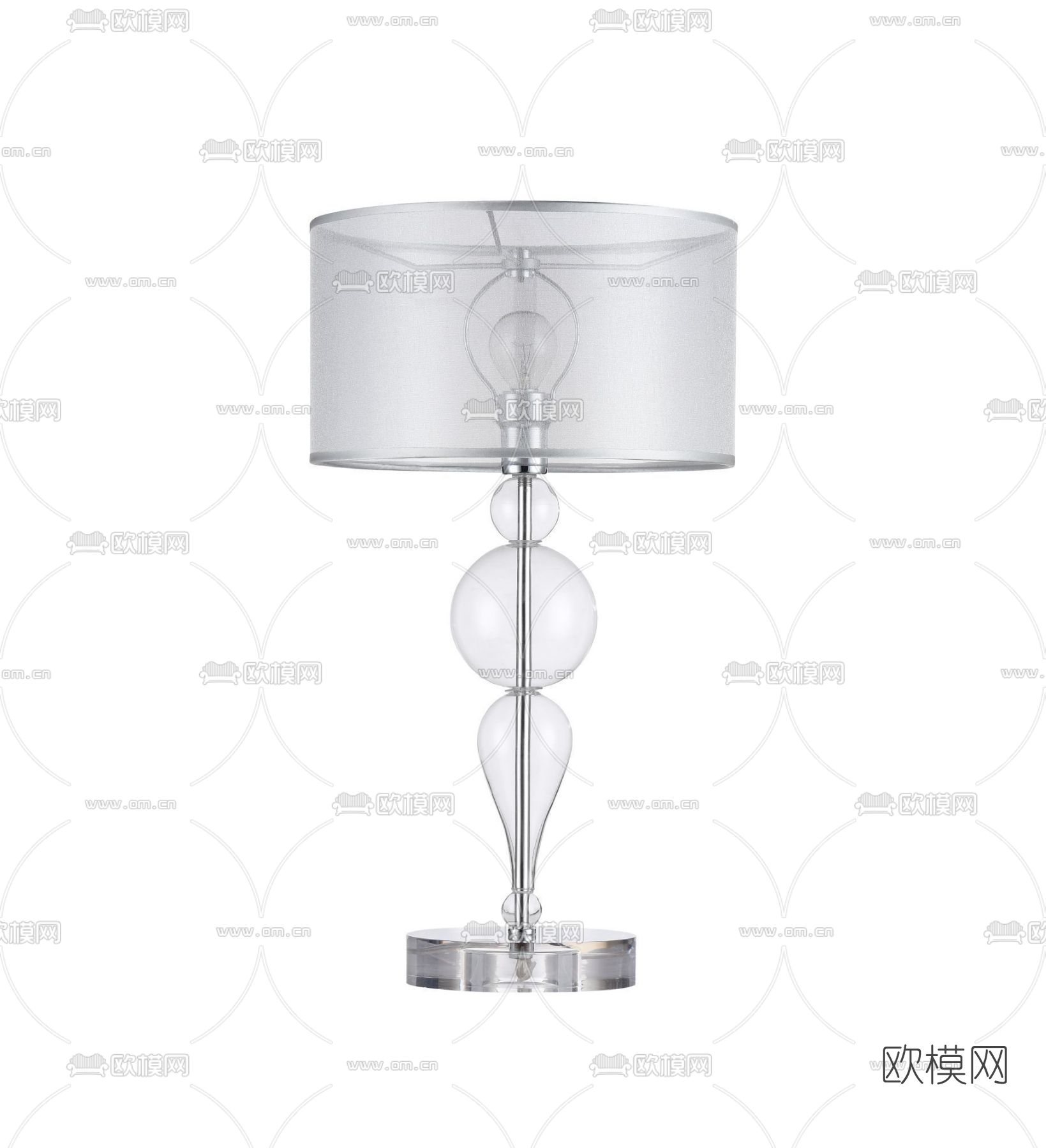 现代台灯免费3d模型下载