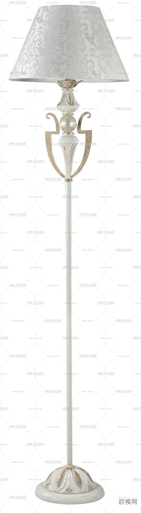 现代落地灯免费3d模型下载