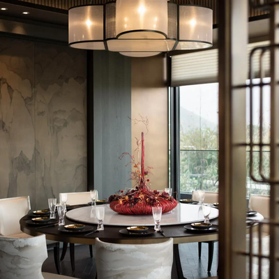 矩阵纵横 新中式餐厅包房