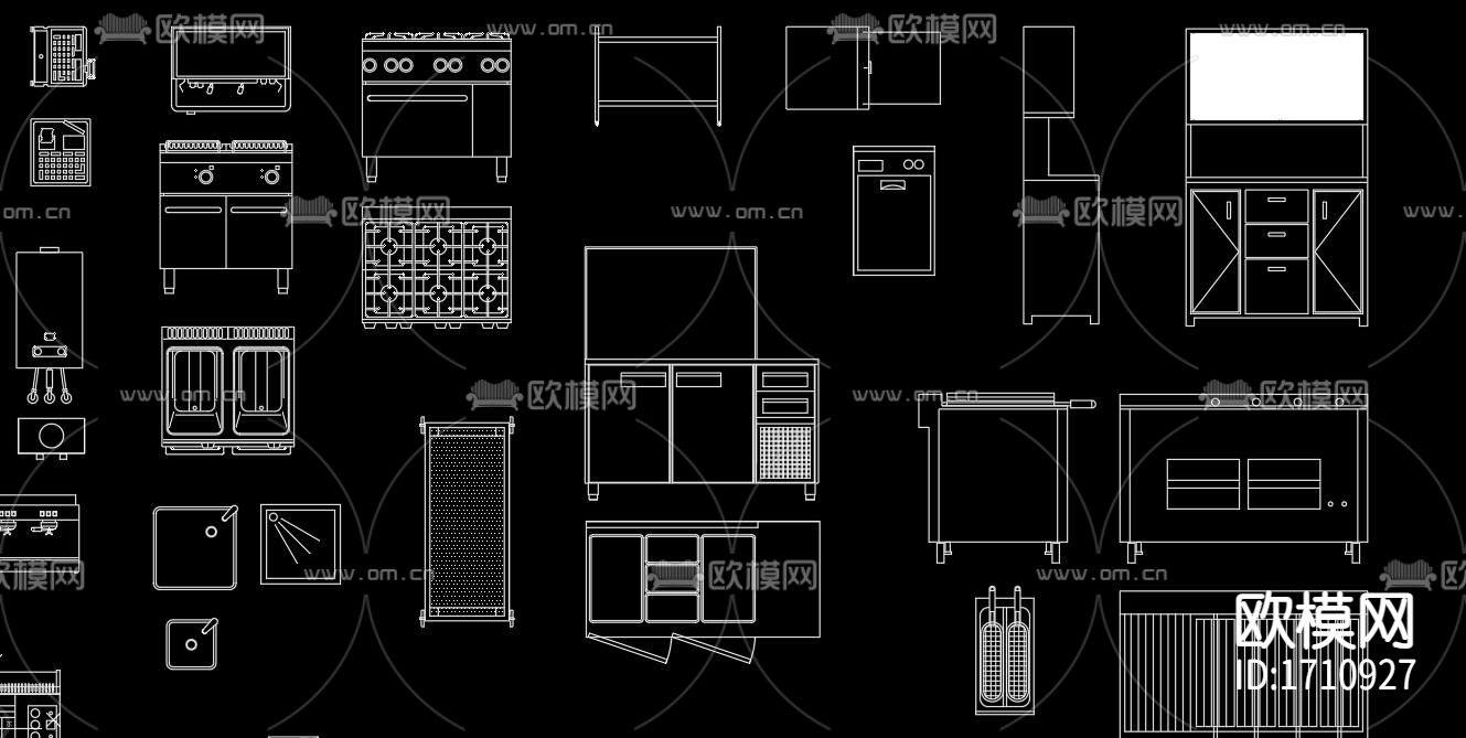 酒吧用品CAD图库下载（渲染图6）