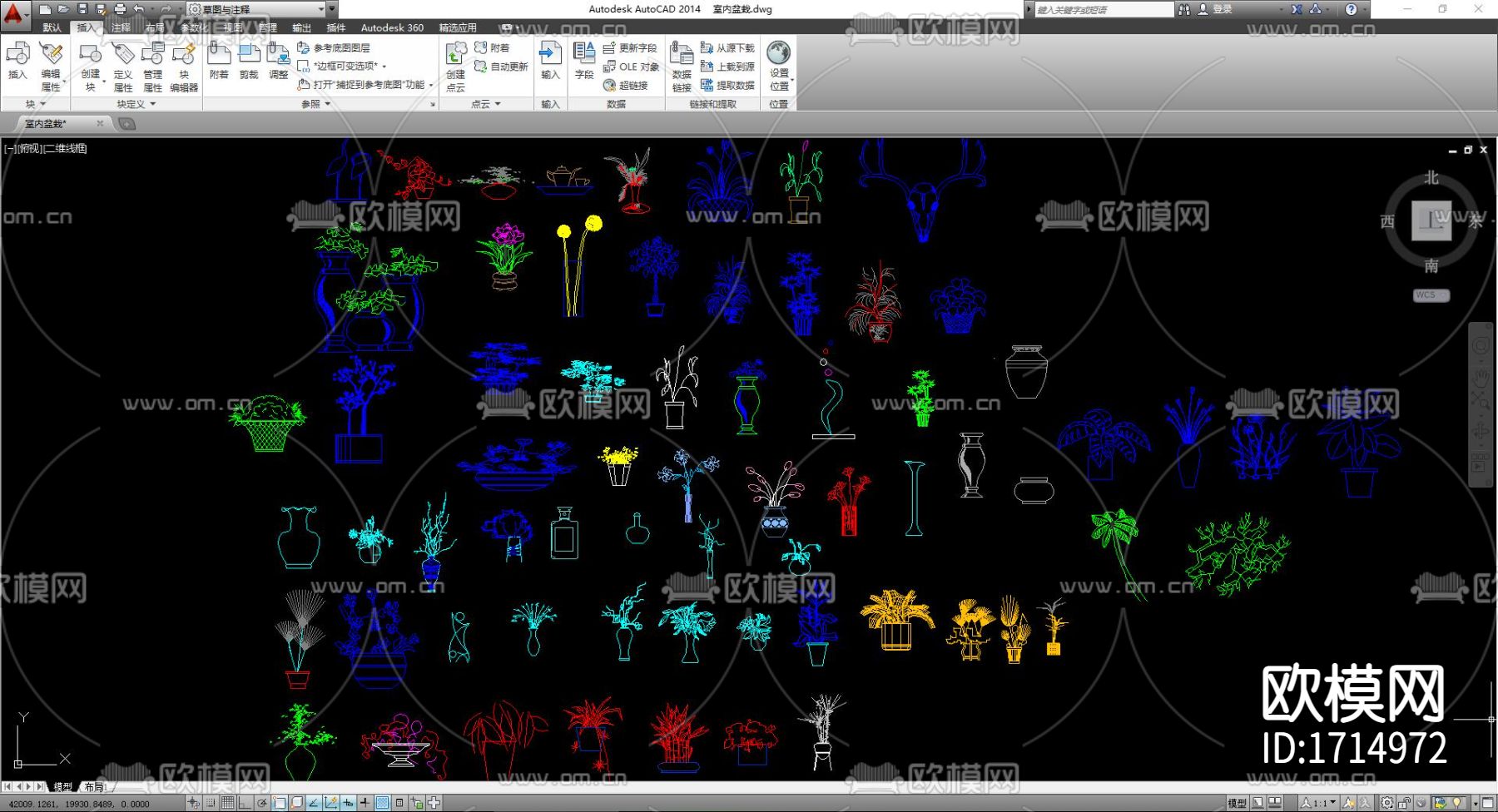 室内家具cad图库下载（渲染图3）