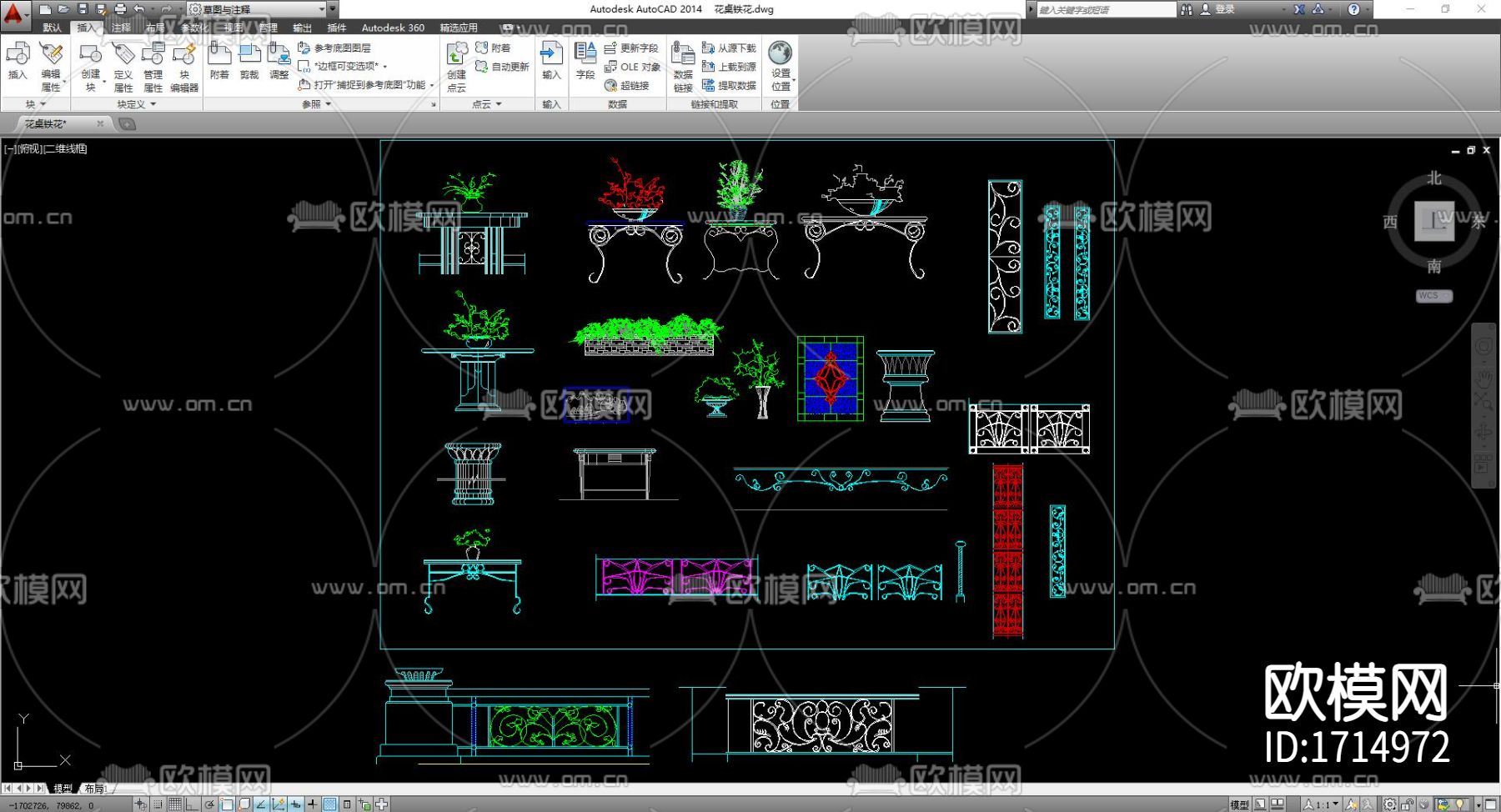 室内家具cad图库下载（渲染图5）