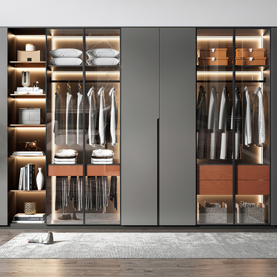 衣柜su模型下载-sketchup模型库-3dmax模型免费下载-欧模网