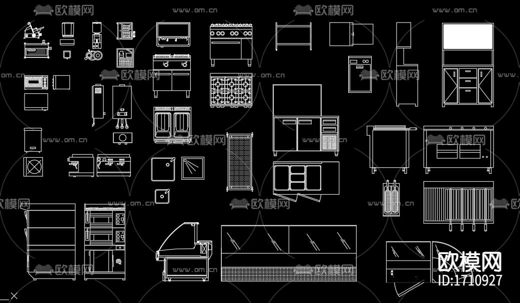 酒吧用品CAD图库下载（渲染图7）