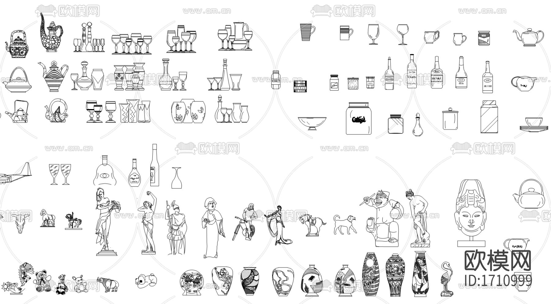 立面装饰立面饰品下载（渲染图6）