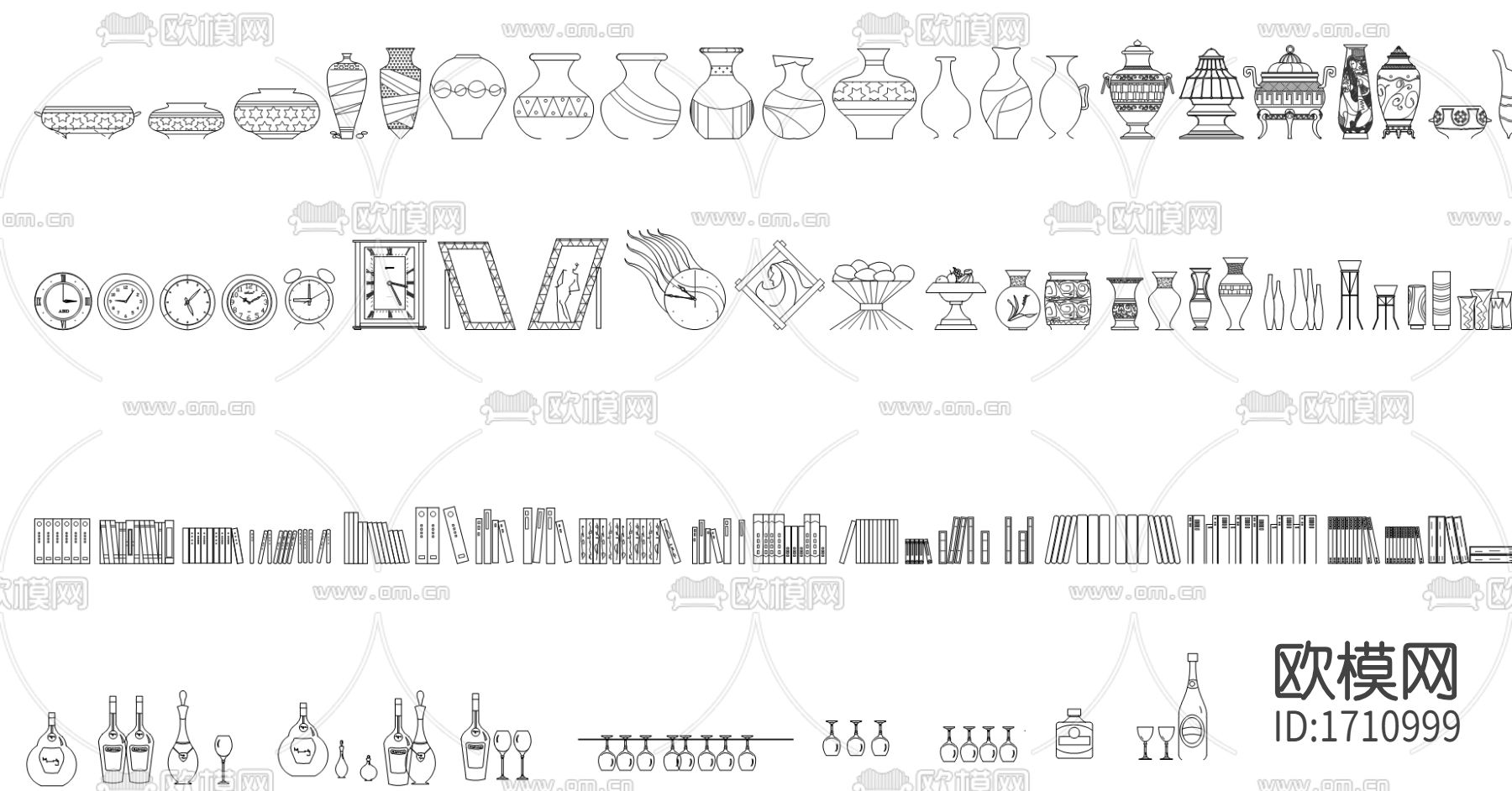 立面装饰立面饰品下载（渲染图4）