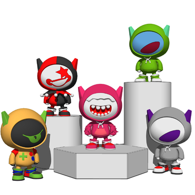 现代卡通玩偶su模型