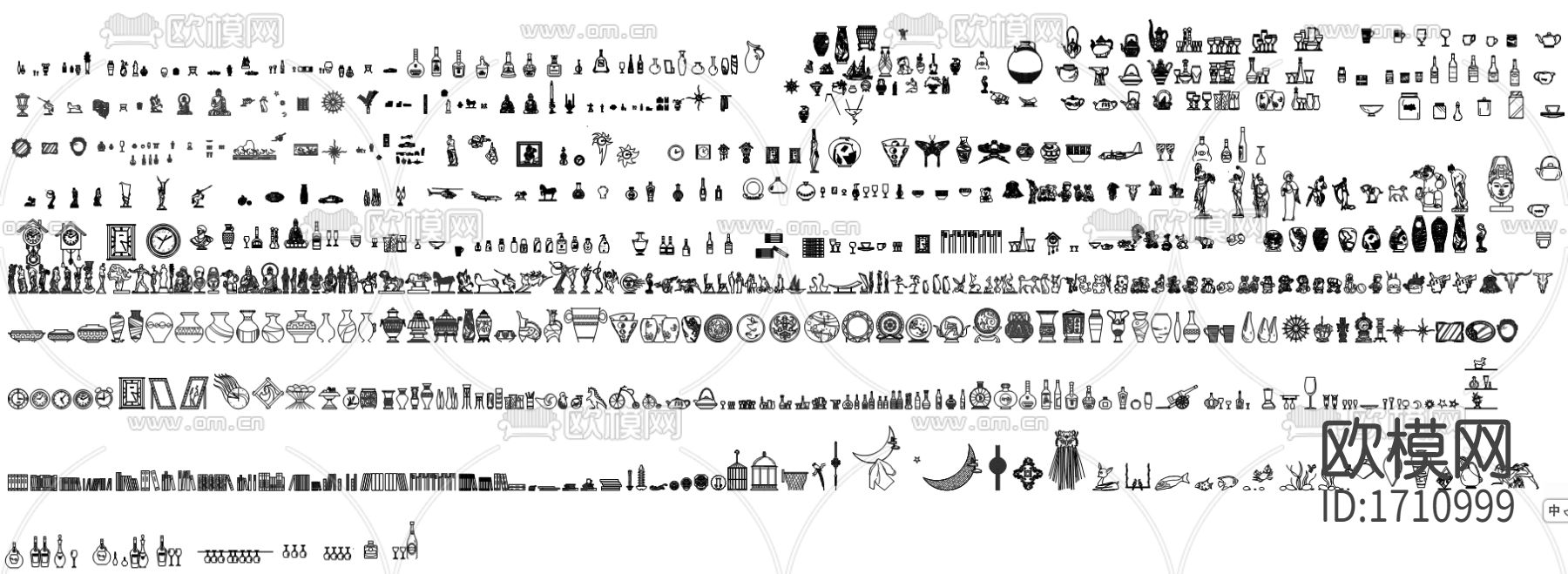 立面装饰立面饰品下载（渲染图1）