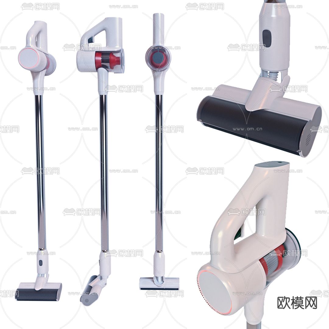现代吸尘器3d模型
